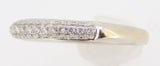 14k Gold .33ct Pave Genuine Natural Diamond Ring Band (#J3989)