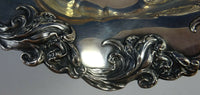 Mauser Sterling Silver Centerpiece Bowl Art Nouveau Iris Motif (#1323)