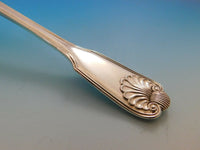 Fiddle Thread & Shell by Various English Makers Sterling Silver Flatware Set Old