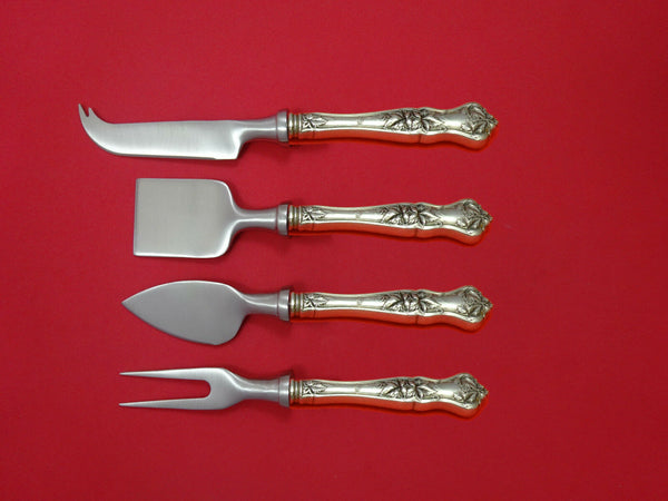 Edgewood by International Sterling Cheese Serving Set 4 Piece HHWS  Custom