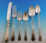 Nellie Custis by Lunt Sterling Silver Flatware Set for 6 Service 36 pieces