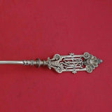 European Sterling Silver Punch Ladle Pierced With Monogram 15" Serving
