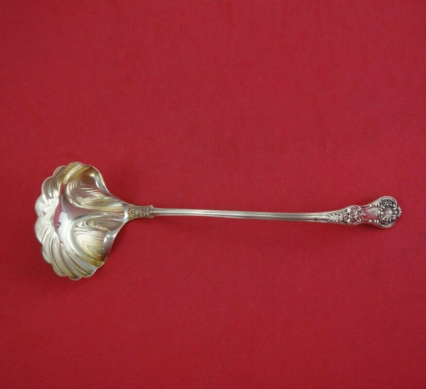 English King by Tiffany and Co Sterling Silver Sauce Ladle Shell Bowl 7 1/4"