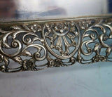 Edward and Sons English Silverplate Tea Tray Griffin Handles #358908 (#6067)