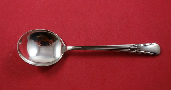 Orchid by International Sterling Silver Bouillon Soup Spoon 5 5/8"