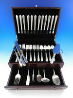 Wild Flower by Royal Crest Sterling Silver Flatware Set Service 59 Pcs Grille
