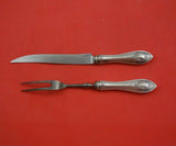 Mount Vernon by Lunt Sterling Silver Steak Carving Set 2pc HH WS Knife 8 3/4"