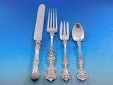 Pompadour by Whiting Sterling Silver Flatware Set Service 86 pcs Dinner G Mono