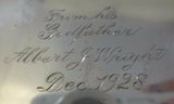 McChesney Co. Sterling Silver Child's Bowl & Plate Acid-Etched Figural (#0760)