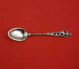 Dobbel Rokokko by Brodrene Lohne Norwegian Sterling Silver Demitasse Spoon