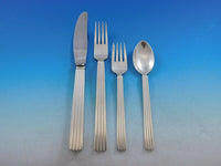 Bernadotte by Georg Jensen Sterling Silver Flatware Set Service 72 pcs Dinner