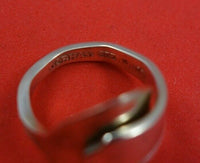 Fairfax by Durgin-Gorham Sterling Silver Ring Adjustable Original 3/4" Jewelry