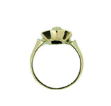 14k Yellow Gold Victorian Cultured Pearl Ring (#J4696)