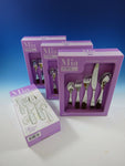 Mia by Ricci Stainless Steel Flatware Tableware Set Service 12 New 65 Pcs Modern