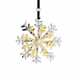 Michael Aram Snowflake Gold and Silver Christmas Ornament New in Box - 132431