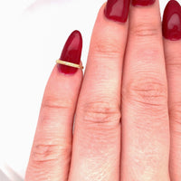 10k Yellow Gold Baby Ring w/ Bow Design Tiny (Size Less Than 0) Jewelry (#J5725)