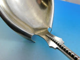 Medallion by Wood & Hughes Sterling Silver Soup Serving Ladle Gold Washed 14"