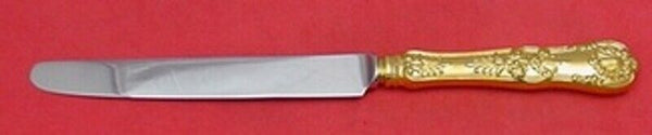 English King Vermeil by Tiffany and Co Sterling Silver Dinner Knife 10 1/4"