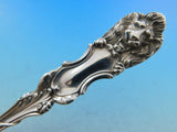 Lion By Frank Smith Wallace Sterling Silver Berry Spoon Goldwashed Old 8 1/2"