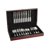 Wallace Dark Walnut Flatware Chest - Silverware Storage - Brand New