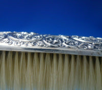 Repousse by Unknown Sterling Silver Clothes Brush 7" c.1900 (#5732)