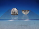 Sheffield 1882 English Sterling Silver Pepper Shaker Egg Shaped 1 3/8" (#6573)