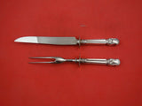 Duke of Windsor by Manchester Sterling Silver Steak Carving Set 2 Piece 10 1/2"