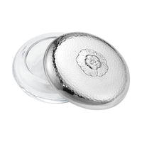 Georg Jensen PANSY Sterling Silver Bonbonniere Dish Box Hammered Small - New