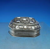 Dutch .833 Silver Box with Applied Filigree on Lid 1" x 2 1/8" 1.4 ozt. (#6843)