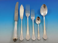 Chippendale by HTB Sterling Silver Flatware Set Service for 6 Dinner 36 pieces