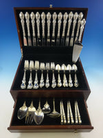 Du Barry by International Sterling Silver Flatware Set Service 66 Pcs Dinner