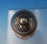 English Georgian Sterling Silver Muffineer with Chased Flowers c.1743 (#6461)