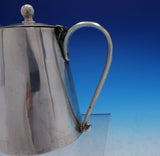 Mexican .900-.1000 Silver Tea Pot Individual Size 4" Tall x 4 3/4" (#3846)