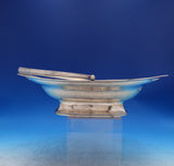 English Georgian Sterling Silver Fruit Bowl Basket Swing Handle Emes 1802 #7440