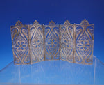 Filigree by Unknown Sterling Silver Doll House Miniature Folding Screen (#6890)