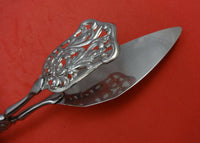 Normandie by Wallace Sterling Silver Pastry Tongs HHWS  Custom Made 9 7/8"