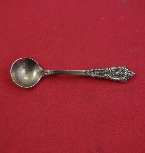 Rose Point by Wallace Sterling Silver Salt Spoon Pin 2 3/8"