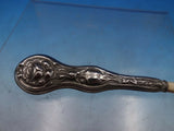 Sterling Silver and Bone Toothbrush Art Nouveau Roses Vintage (#6683)