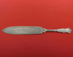 Alhambra by Whiting Sterling Silver Cake Saw Serrated Bright-Cut 9 3/4" Antique