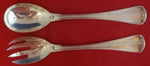 Milano by Buccellati Italian Sterling Silver Salad Serving Set 2pc AS 10"