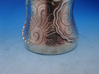 La Fantasy by Whiting Sterling Silver Tall Vase Acid Etched Figural Sea (#4663)