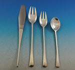 Tjorn by Dansk Sterling Silver Flatware Set for 12 Dinner Service 49 Pcs Modern