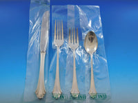 Bel Chateau by Lunt Sterling Silver Flatware Set for 12 Service 65 pieces New