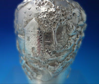 Repousse by Kirk Sterling Silver Muffineer #10L 6 1/4" x 2 1/8" 5.8 ozt. (#5082)
