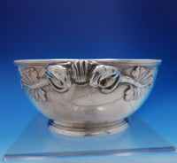 French .950 Silver Vegetable Bowl Covered Round with 3-D Pomegranate (#3906)