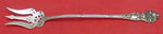 Wild Rose by Watson Sterling Silver Lettuce Fork Pierced with Roses 9"