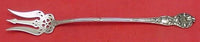 Wild Rose by Watson Sterling Silver Lettuce Fork Pierced with Roses 9"