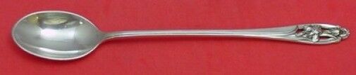Silver Iris by International Sterling Silver Iced Tea Spoon 7 1/4"