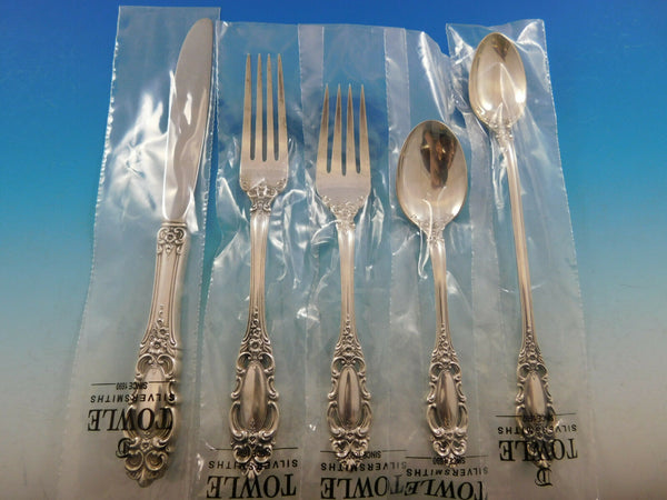 Grand Duchess by Towle Sterling Silver Flatware Set for 8 Service 46 pcs New