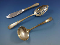 Golden Winslow by Kirk Sterling Silver 12 Flatware Service Set 53 Pcs
